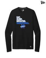 Monticello HS Basketball Eat Sleep - New Era Performance Long Sleeve