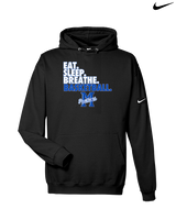 Monticello HS Basketball Eat Sleep - Nike Club Fleece Hoodie