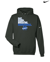 Monticello HS Basketball Eat Sleep - Nike Club Fleece Hoodie