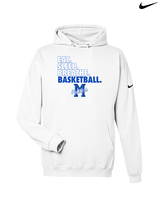 Monticello HS Basketball Eat Sleep - Nike Club Fleece Hoodie