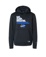 Monticello HS Basketball Eat Sleep - Oakley Performance Hoodie