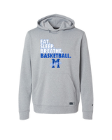 Monticello HS Basketball Eat Sleep - Oakley Performance Hoodie