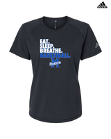 Monticello HS Basketball Eat Sleep - Womens Adidas Performance Shirt