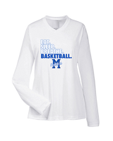 Monticello HS Basketball Eat Sleep - Womens Performance Longsleeve