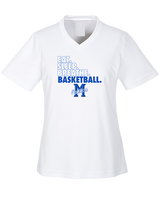 Monticello HS Basketball Eat Sleep - Womens Performance Shirt