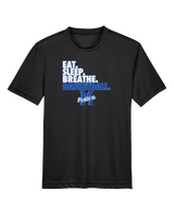 Monticello HS Basketball Eat Sleep - Youth Performance Shirt