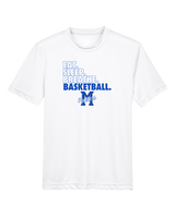 Monticello HS Basketball Eat Sleep - Youth Performance Shirt