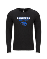 Monticello HS Basketball Mom - Tri-Blend Long Sleeve