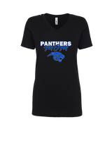 Monticello HS Basketball Mom - Womens Vneck