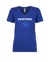 Monticello HS Basketball Mom - Womens Vneck