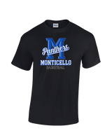 Monticello HS Basketball Shadow - Cotton T-Shirt