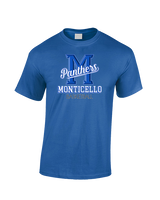 Monticello HS Basketball Shadow - Cotton T-Shirt