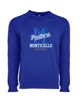 Monticello HS Basketball Shadow - Crewneck Sweatshirt
