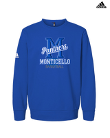 Monticello HS Basketball Shadow - Mens Adidas Crewneck
