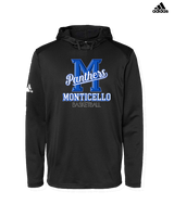 Monticello HS Basketball Shadow - Mens Adidas Hoodie