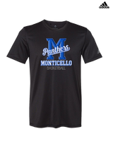 Monticello HS Basketball Shadow - Mens Adidas Performance Shirt