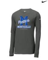 Monticello HS Basketball Shadow - Mens Nike Longsleeve
