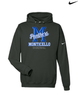 Monticello HS Basketball Shadow - Nike Club Fleece Hoodie