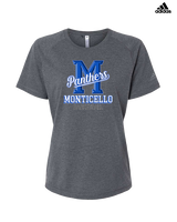 Monticello HS Basketball Shadow - Womens Adidas Performance Shirt