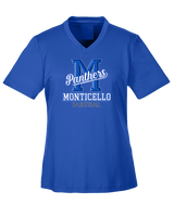 Monticello HS Basketball Shadow - Womens Performance Shirt