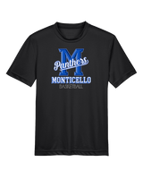Monticello HS Basketball Shadow - Youth Performance Shirt