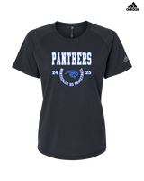 Monticello HS Basketball Swoop - Womens Adidas Performance Shirt