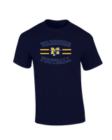 Montoursville HS Football Curve - Cotton T-Shirt