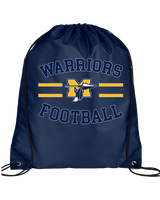 Montoursville HS Football Curve - Drawstring Bag