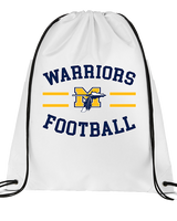 Montoursville HS Football Curve - Drawstring Bag