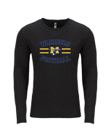 Montoursville HS Football Curve - Tri-Blend Long Sleeve