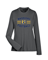 Montoursville HS Football Curve - Womens Performance Longsleeve