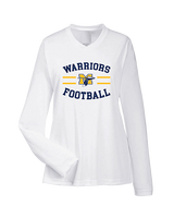 Montoursville HS Football Curve - Womens Performance Longsleeve