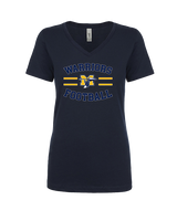 Montoursville HS Football Curve - Womens Vneck