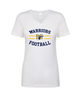 Montoursville HS Football Curve - Womens Vneck