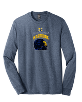 Montoursville HS Football Helmet - Tri-Blend Long Sleeve