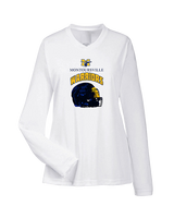 Montoursville HS Football Helmet - Womens Performance Longsleeve