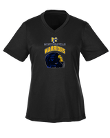 Montoursville HS Football Helmet - Womens Performance Shirt