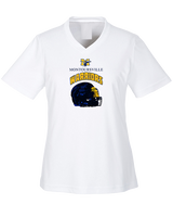 Montoursville HS Football Helmet - Womens Performance Shirt