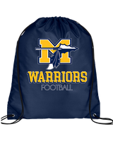 Montoursville HS Football Shadow - Drawstring Bag