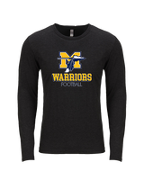 Montoursville HS Football Shadow - Tri-Blend Long Sleeve