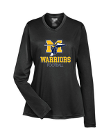 Montoursville HS Football Shadow - Womens Performance Longsleeve