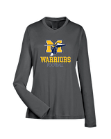 Montoursville HS Football Shadow - Womens Performance Longsleeve