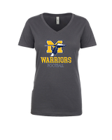Montoursville HS Football Shadow - Womens Vneck