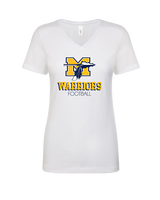 Montoursville HS Football Shadow - Womens Vneck