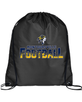 Montoursville HS Football Splatter - Drawstring Bag