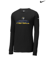 Montoursville HS Football Splatter - Mens Nike Longsleeve