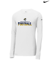 Montoursville HS Football Splatter - Mens Nike Longsleeve