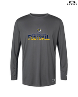 Montoursville HS Football Splatter - Mens Oakley Longsleeve