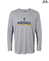 Montoursville HS Football Splatter - Mens Oakley Longsleeve