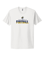 Montoursville HS Football Splatter - Mens Select Cotton T-Shirt